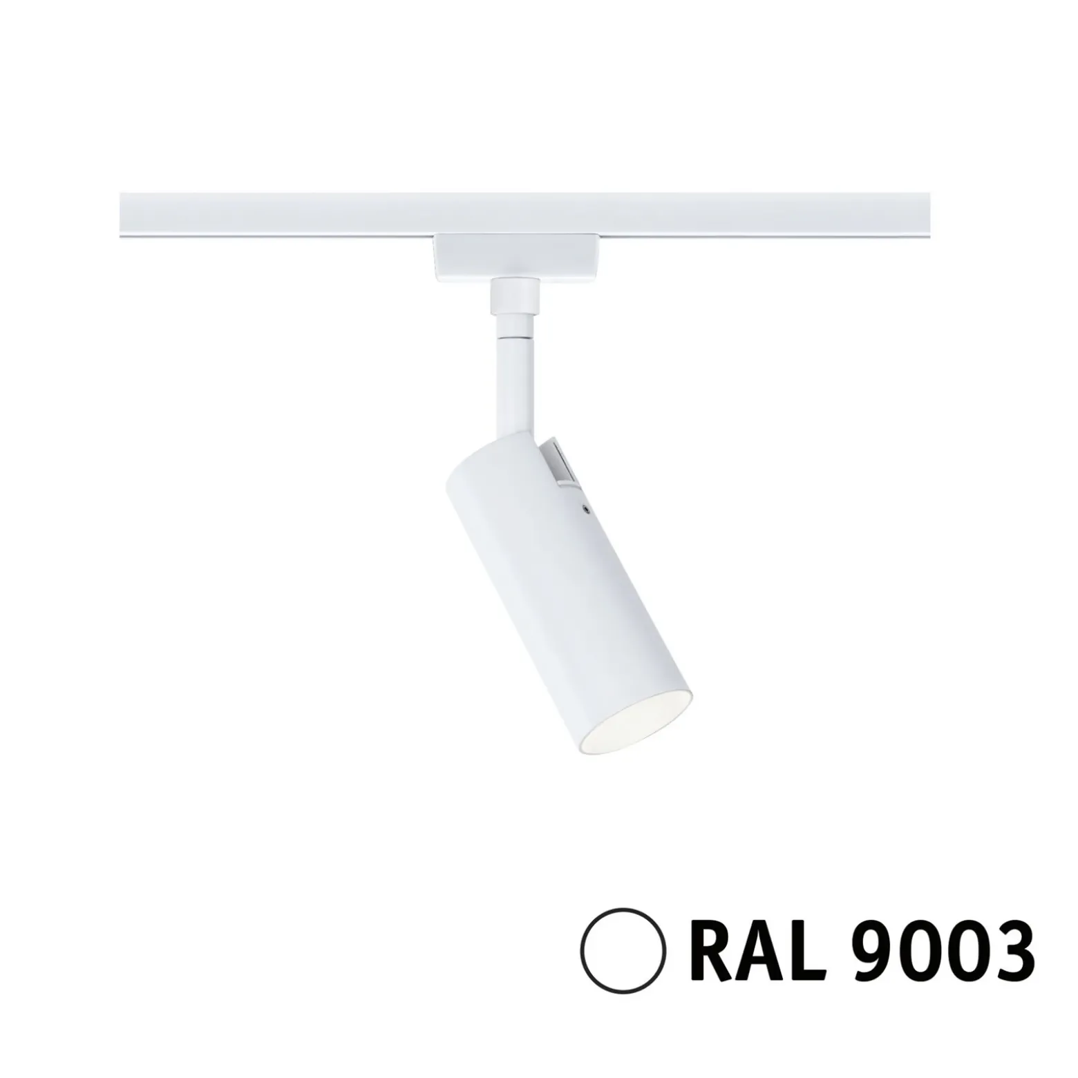 Paulmann URail Tubo foco, atenuable en 3 niveles, 3000 K, blanco señal
