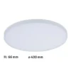Paulmann Velora panel LED, Ø 40cm, blanco, 3.000K