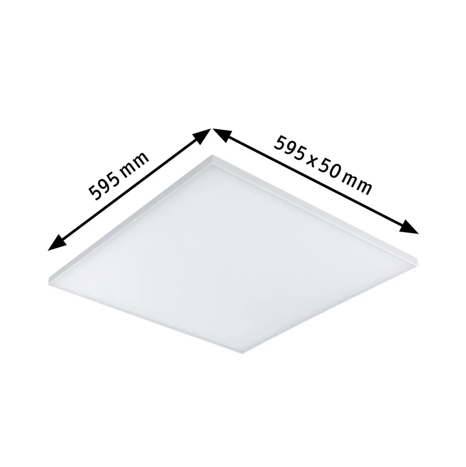 Paulmann Velora panel LED 3-step-dim, 59,5x59,5 cm
