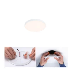 Paulmann Veluna Edge IP44 3.000K atenuador Ø 9cm