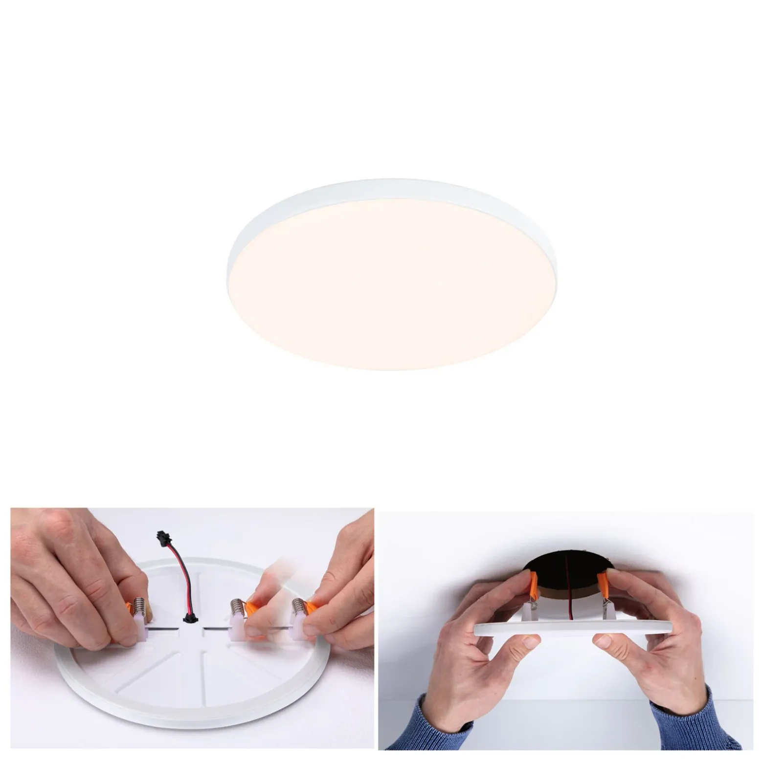 Paulmann Veluna Edge LED empotrable IP44 3.000K Ø 12cm