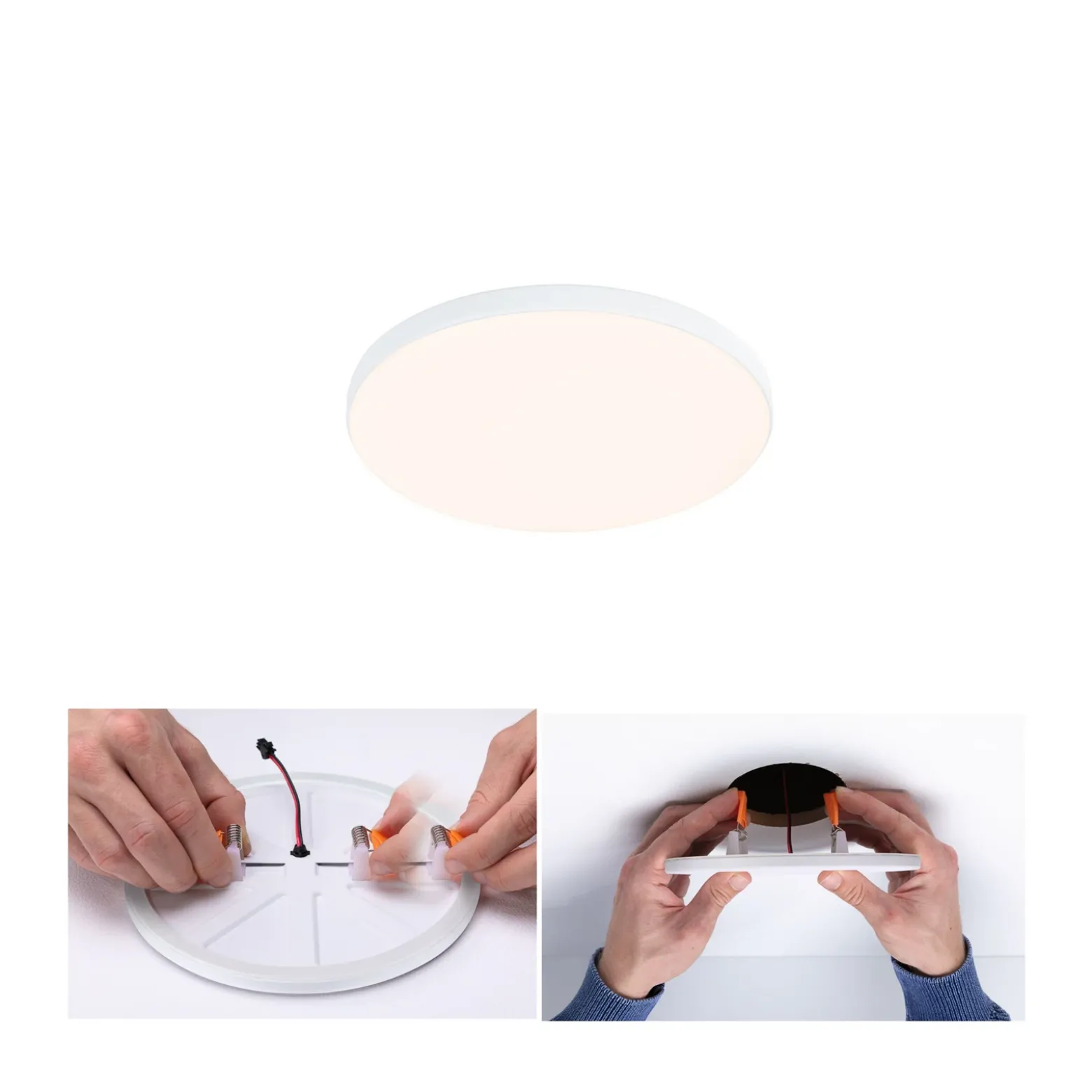Paulmann Veluna Edge LED empotrable IP44 3.000K Ø 12cm
