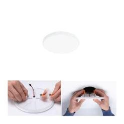 Paulmann Veluna Edge LED empotrable IP44 4.000K Ø 9cm