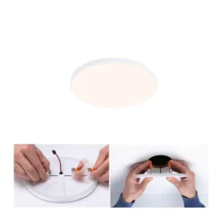 Paulmann Veluna Edge LED empotrable IP44 3.000K Ø 12cm