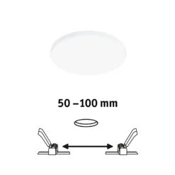 Paulmann Veluna Edge LED empotrable IP44 4.000K Ø 12cm