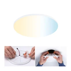Paulmann Veluna Edge ZigBee CCT redondo Ø 20cm