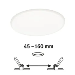 Paulmann Veluna empotrada LED 4.000K Ø 18,5cm