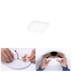 Paulmann Veluna empotrada LED 4.000K 7,5x7,5
