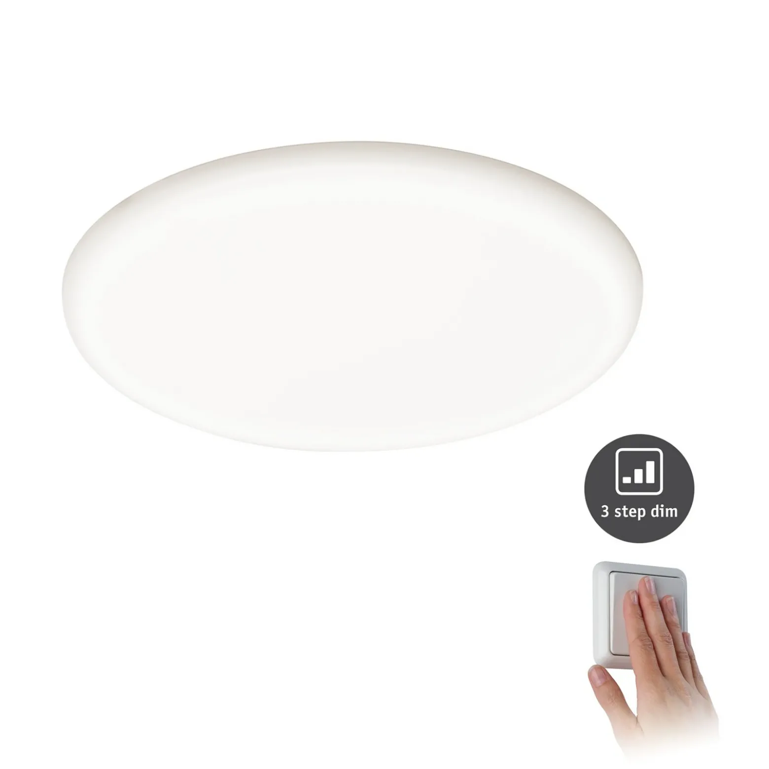 Paulmann Veluna empotrada 3Stepdim 840 Ø 21,5cm