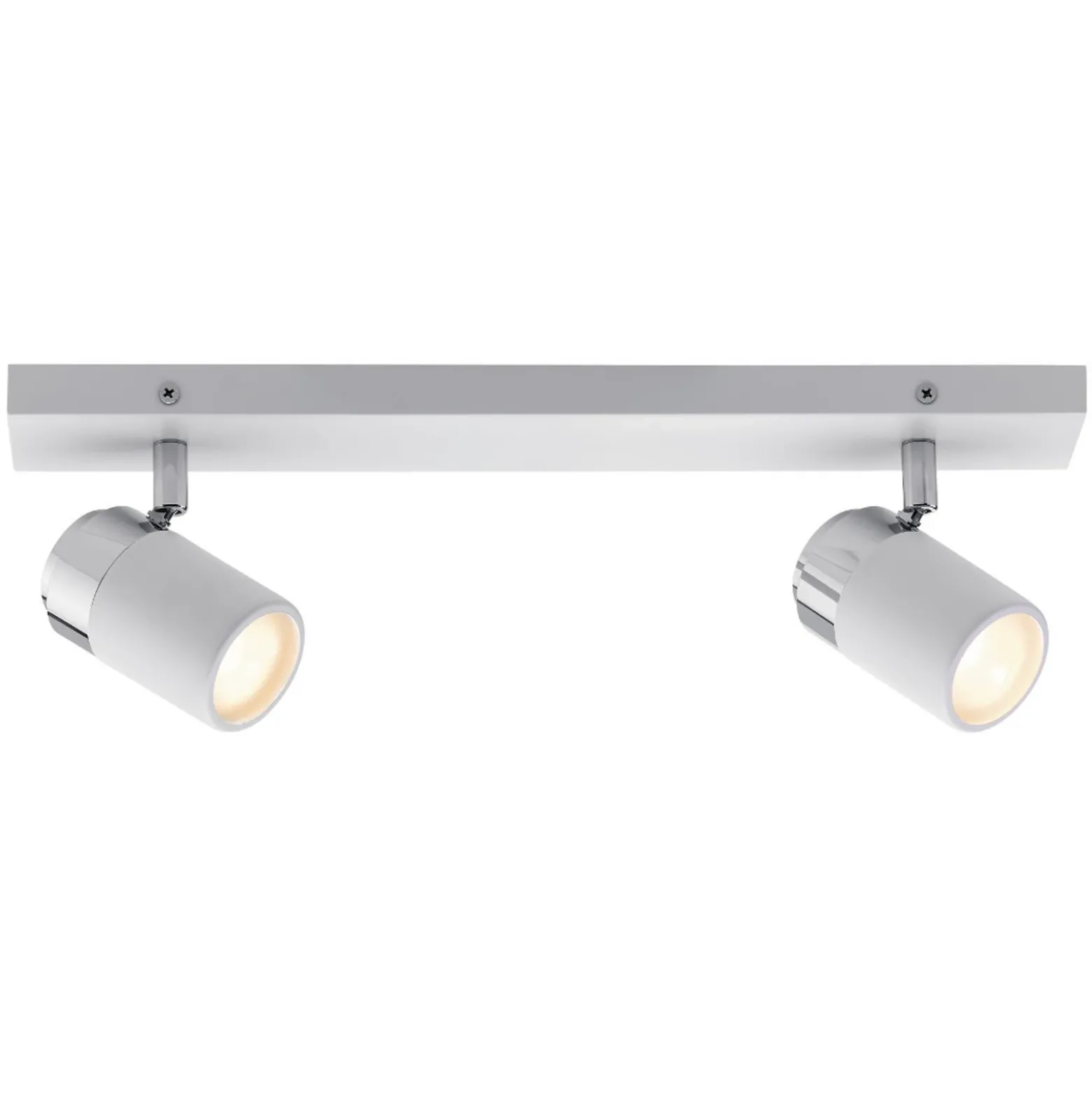 Paulmann Zyli foco de techo blanco/cromo 2 luces