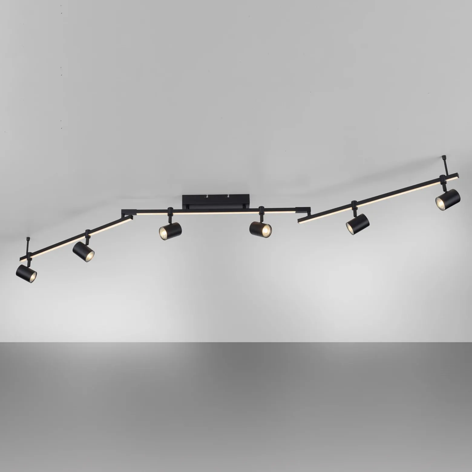 Paul Neuhaus Downlight LED Barik, 188 cm, regulable