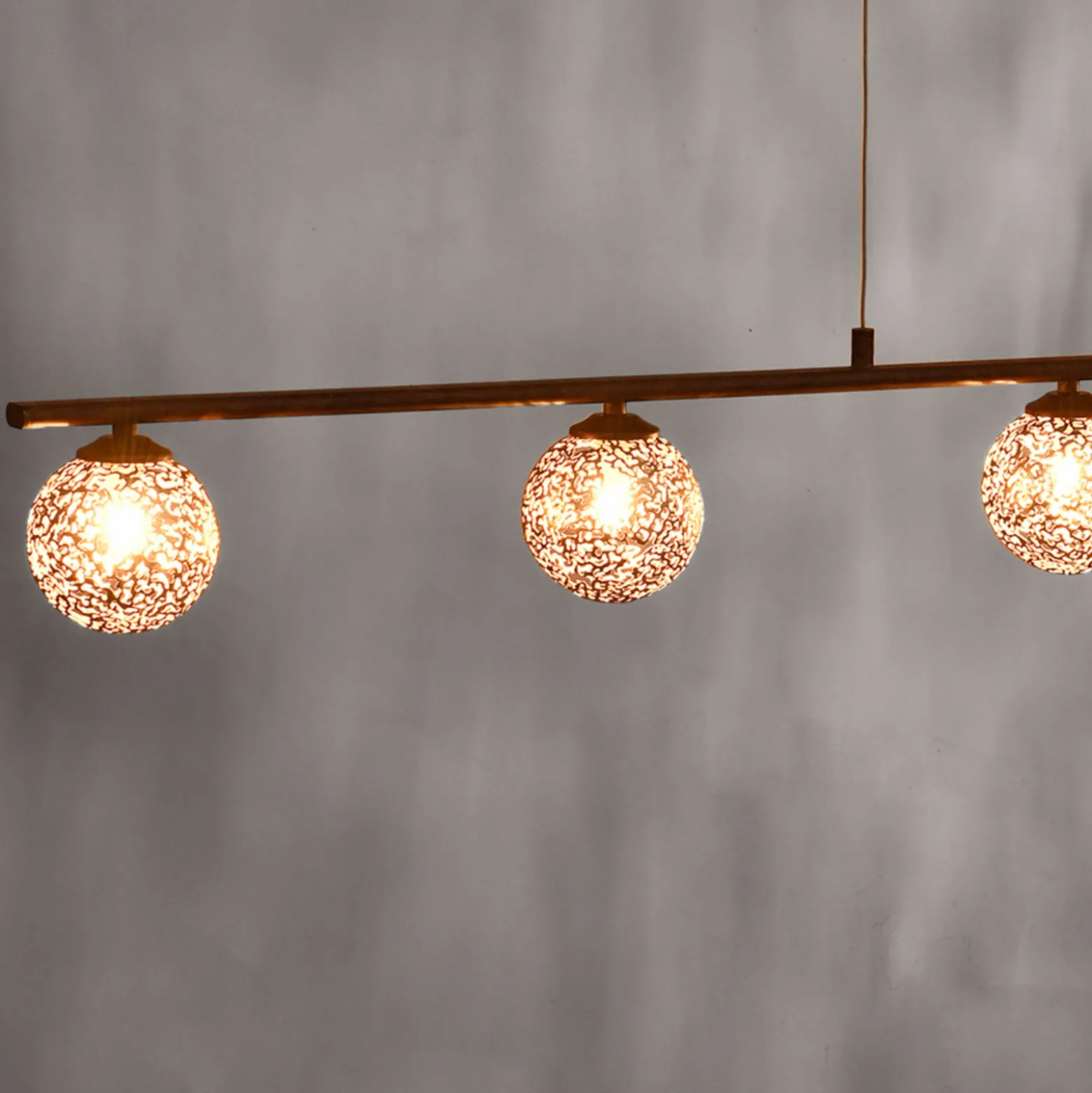 Paul Neuhaus lámpara colgante Greta, 132 cm, 5 luces, metal, G9