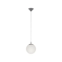 Paul Neuhaus Lámpara colgante Bolo, pantalla de cristal, Ø 20cm