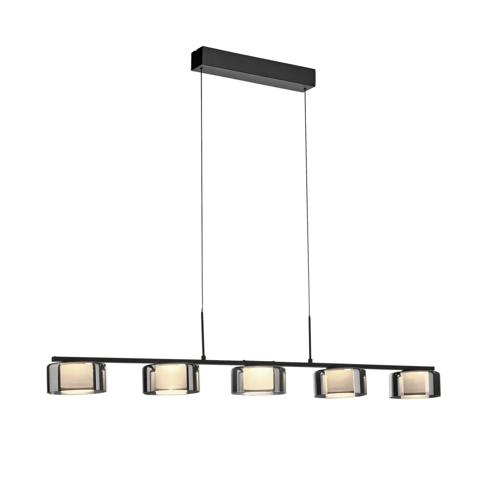 Paul Neuhaus lámpara colgante LED Rika, 119 cm, cristal, atenuable