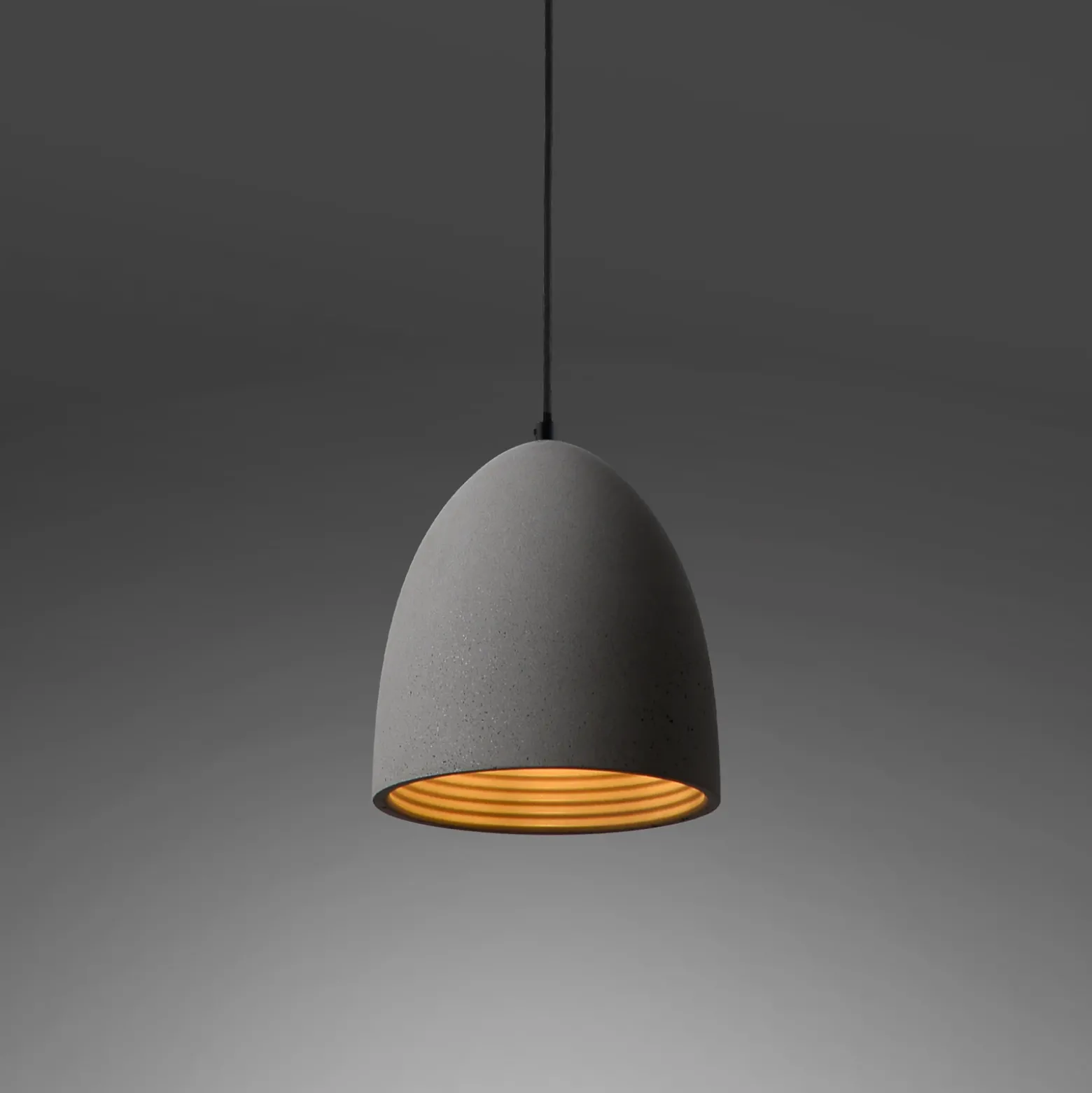 Paul Neuhaus lámpara colgante Eton, 3 luces, 100 cm, hormigón, G9