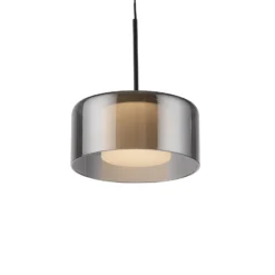Paul Neuhaus Lámpara colgante LED Rika, 71 cm, cristal, atenuable