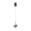 Paul Neuhaus Lámpara colgante SMART+ Q-Rotate marrón oscuro Ø14cm