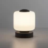 Paul Neuhaus Lámpara de mesa LED Bota, antracita, cristal, atenuable