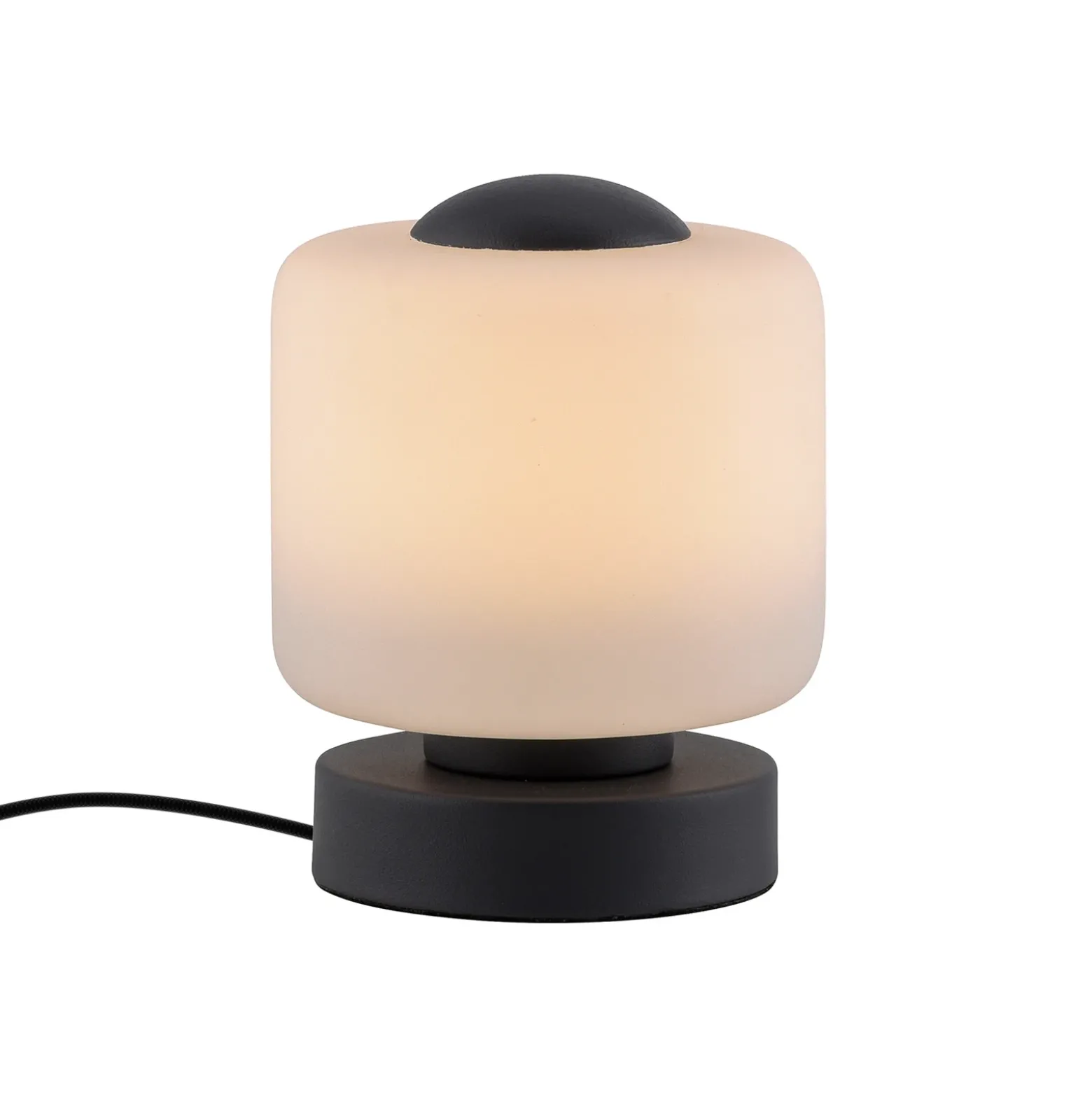 Paul Neuhaus Lámpara de mesa LED Bota, antracita, cristal, atenuable