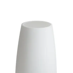 Paul Neuhaus Lámpara de mesa Tyra, cristal, Ø 10 cm, atenuable, G9