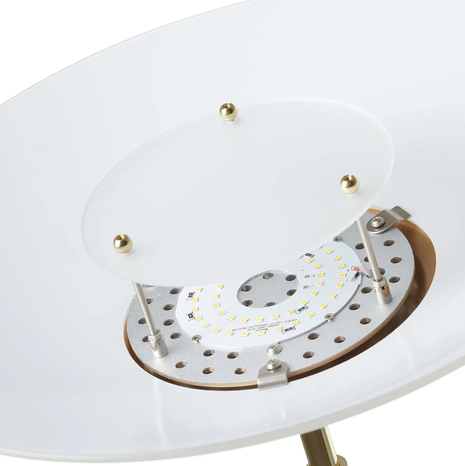 Paul Neuhaus Lámpara de pie LED Alfred, color latón, atenuable