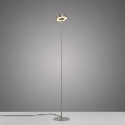 Paul Neuhaus Lámpara de pie LED inteligente Q-Rotate aluminio 140 cm
