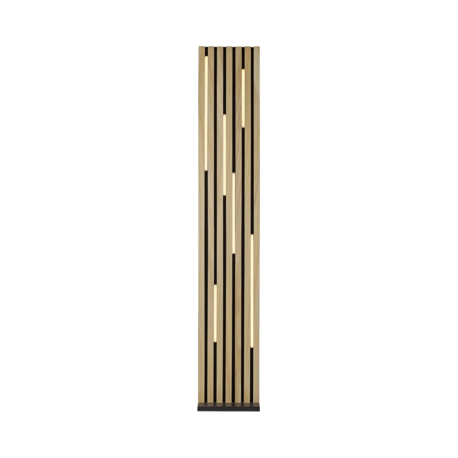 Paul Neuhaus Lámpara de pie LED inteligente Q-Acoustic madera altura 162 cm