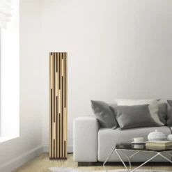 Paul Neuhaus Lámpara de pie LED inteligente Q-Acoustic madera altura 162 cm