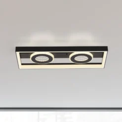 Paul Neuhaus Lámpara LED de techo Traforo, 45 cm, CCT, atenuable