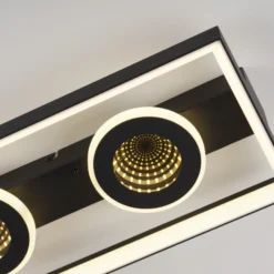 Paul Neuhaus Lámpara LED de techo Traforo, 45 cm, CCT, atenuable
