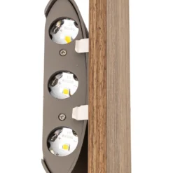 Paul Neuhaus Palma aplique de pared LED madera 32 cm