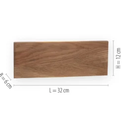 Paul Neuhaus Palma aplique de pared LED madera 32 cm