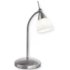 Paul Neuhaus Pino lámpara de mesa, gris, 45 cm, atenuable, G9