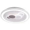 Paul Neuhaus Plafón LED Eliza, blanco, metal, Ø 60 cm