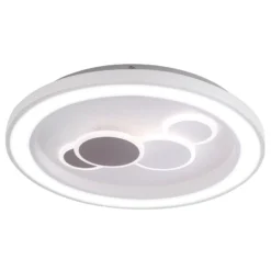 Paul Neuhaus Plafón LED Eliza, blanco, metal, Ø 60 cm
