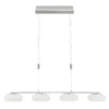 Paul Neuhaus Q-ETIENNE colgante LED, 4 luces