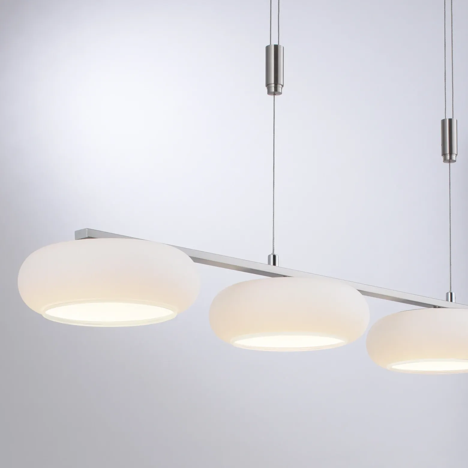 Paul Neuhaus Q-ETIENNE colgante LED, 4 luces