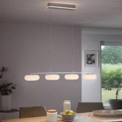 Paul Neuhaus Q-ETIENNE colgante LED, 4 luces