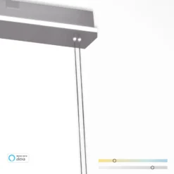 Paul Neuhaus Q-ETIENNE colgante LED, 4 luces