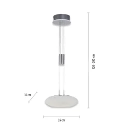 Paul Neuhaus Q-ETIENNE colgante LED, 1 luz