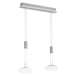 Paul Neuhaus Q-ETIENNE colgante LED, 2 luces
