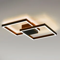 Paul Neuhaus Q-MARKO plafón LED, 2 luces, angular