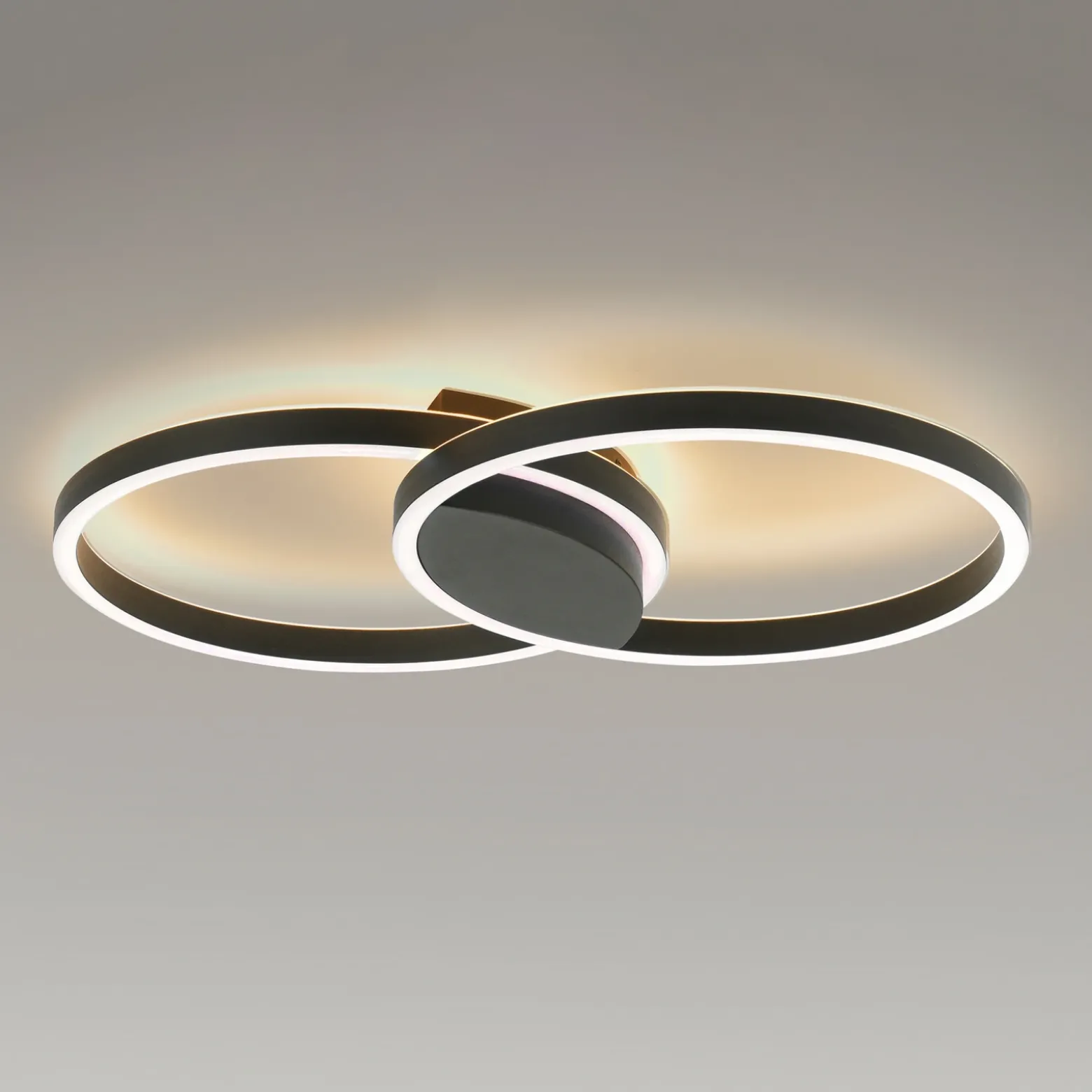 Paul Neuhaus Q-MARKO plafón LED, 2 luces, redondo