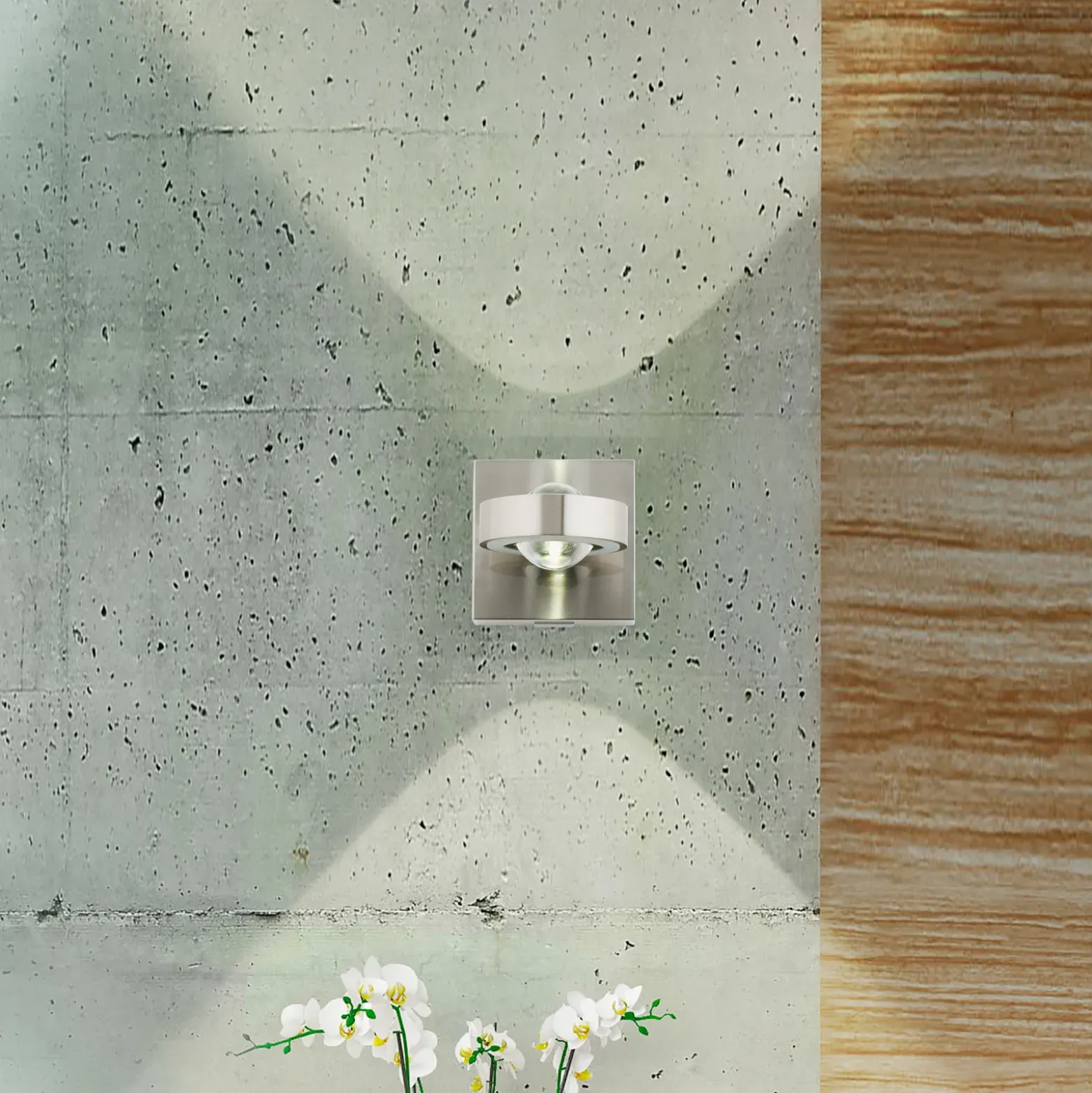 Paul Neuhaus Q-MIA aplique LED, acero