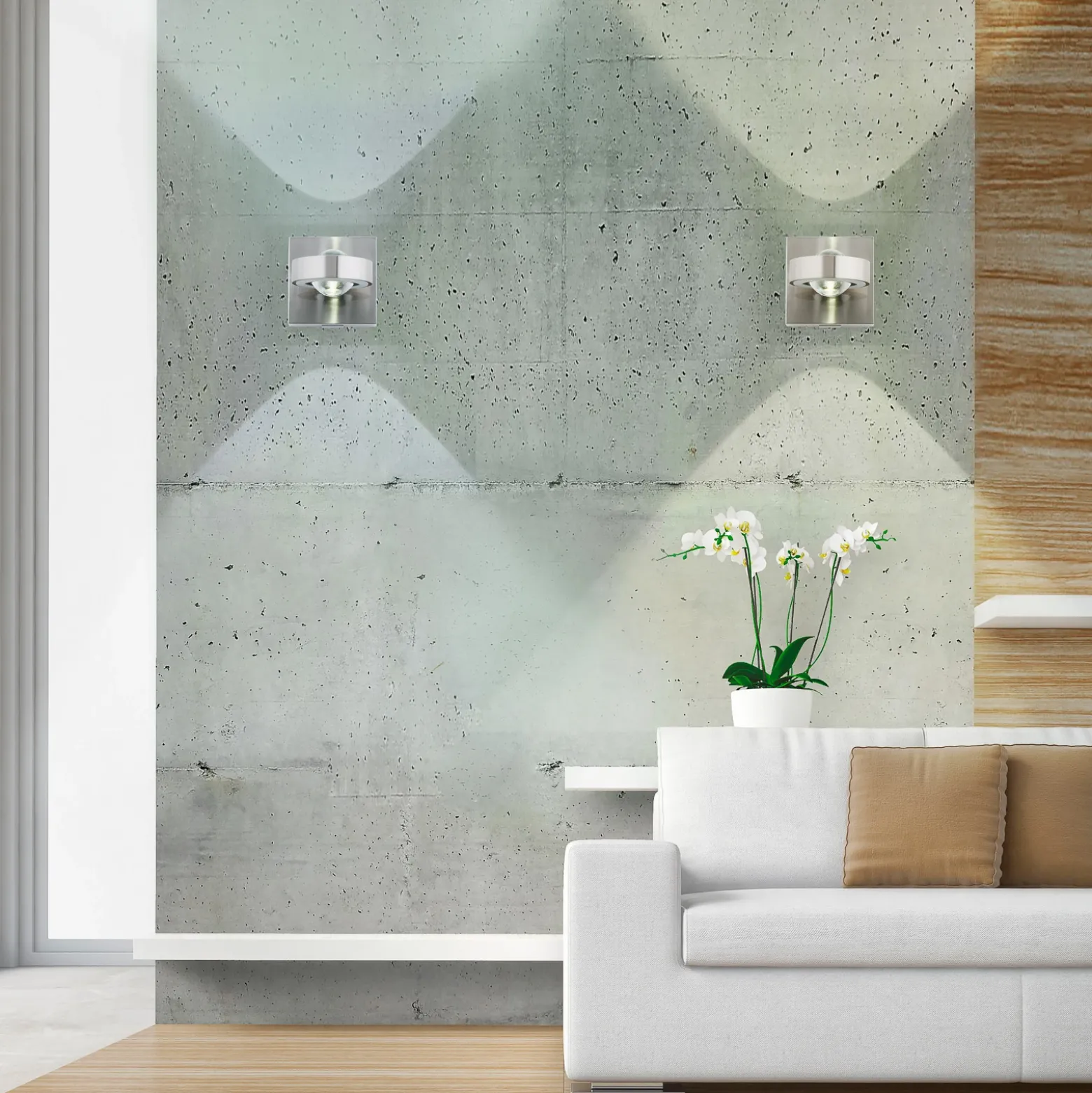 Paul Neuhaus Q-MIA aplique LED, acero