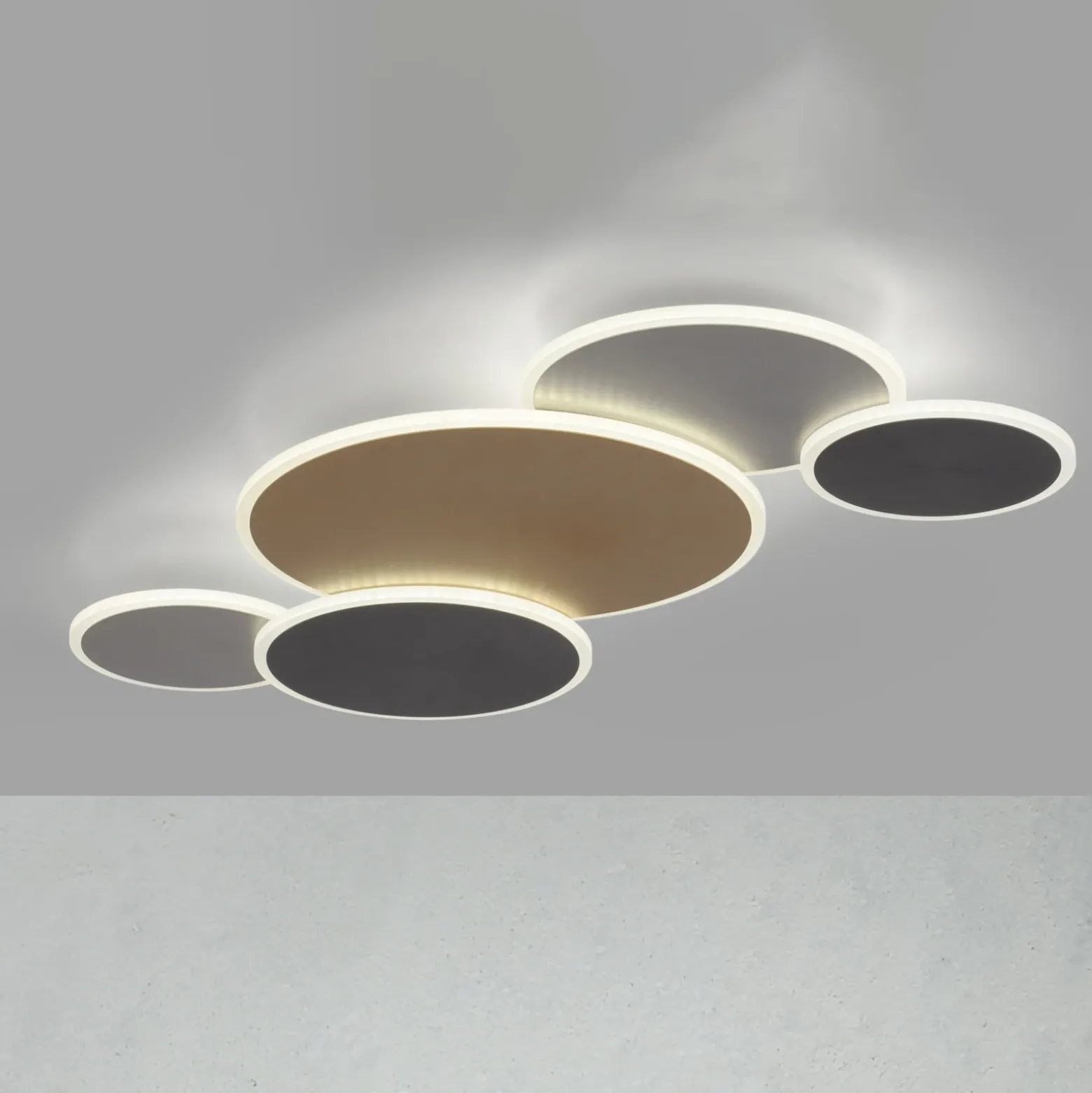 Paul Neuhaus Q-Piato plafón LED 5 luces