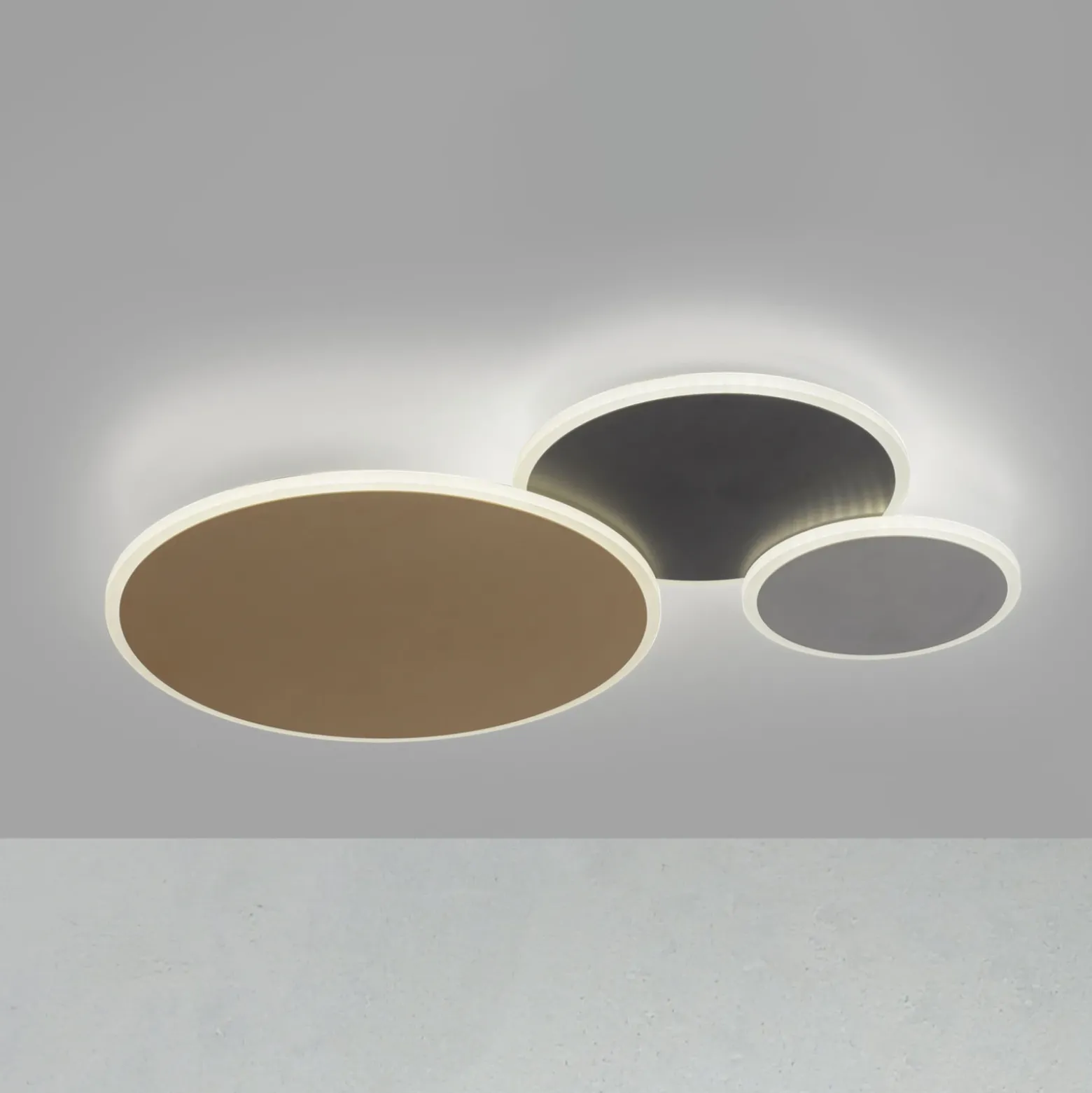 Paul Neuhaus Q-Piato plafón LED 3 luces