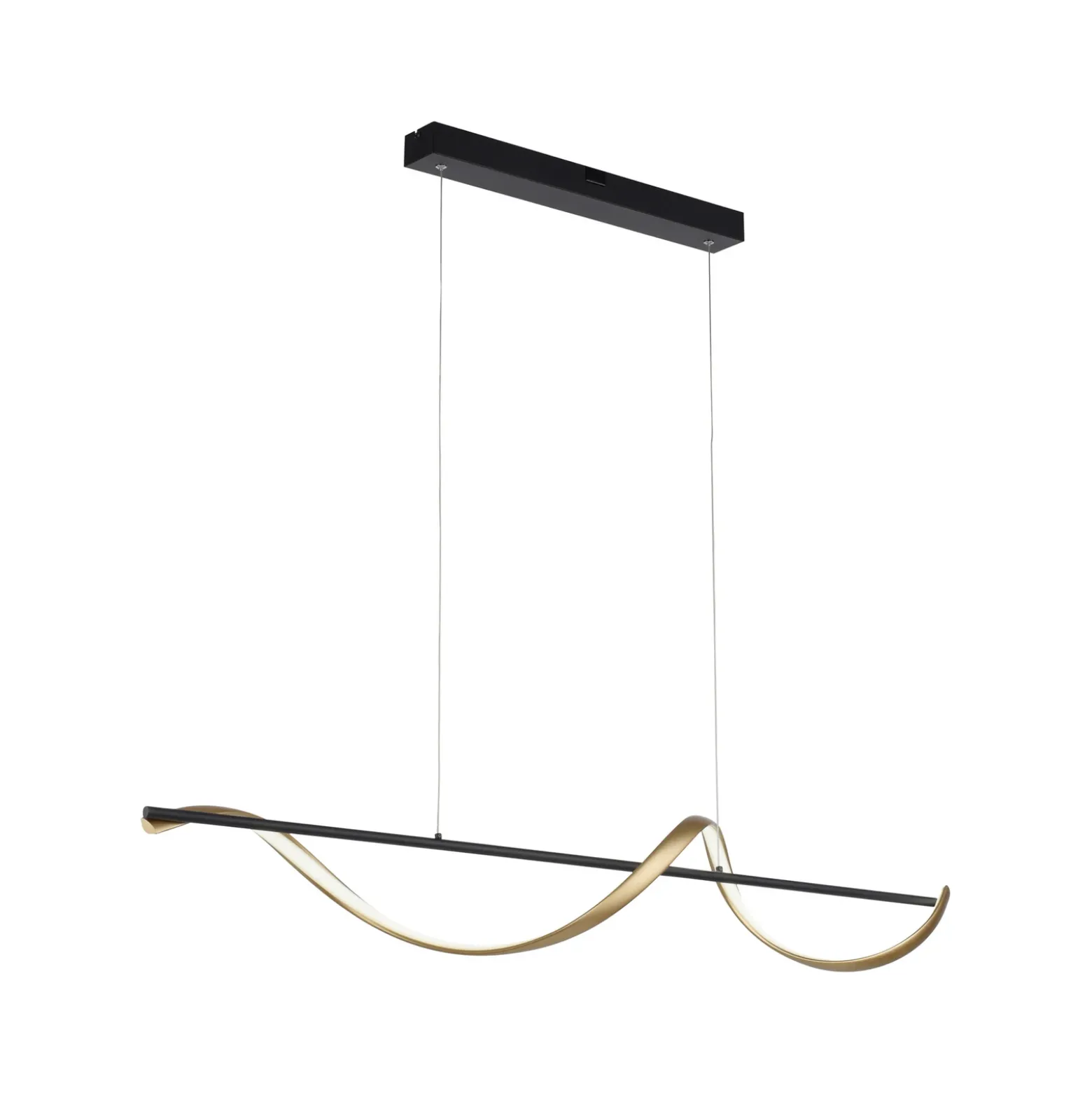 Paul Neuhaus Q-Swing colgante, antracita/latón