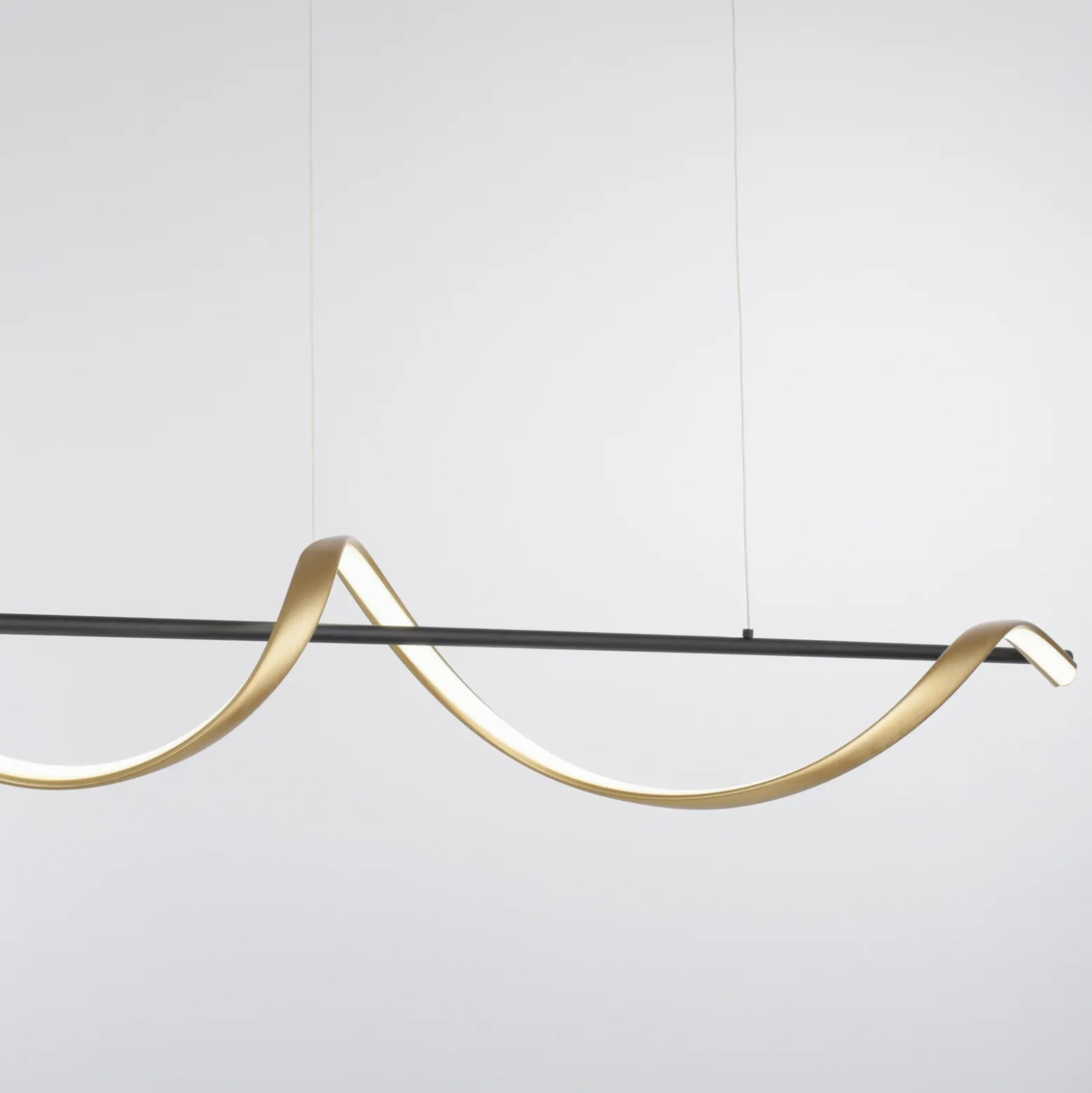 Paul Neuhaus Q-Swing colgante, antracita/latón