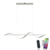 Paul Neuhaus Q-Swing lámpara colgante LED, acero